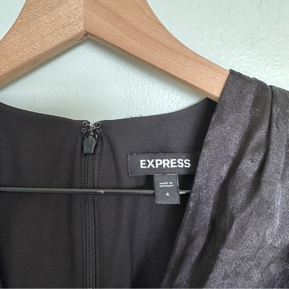 Express Black Floral Pant Jumpsuit - Picture 5 of 5